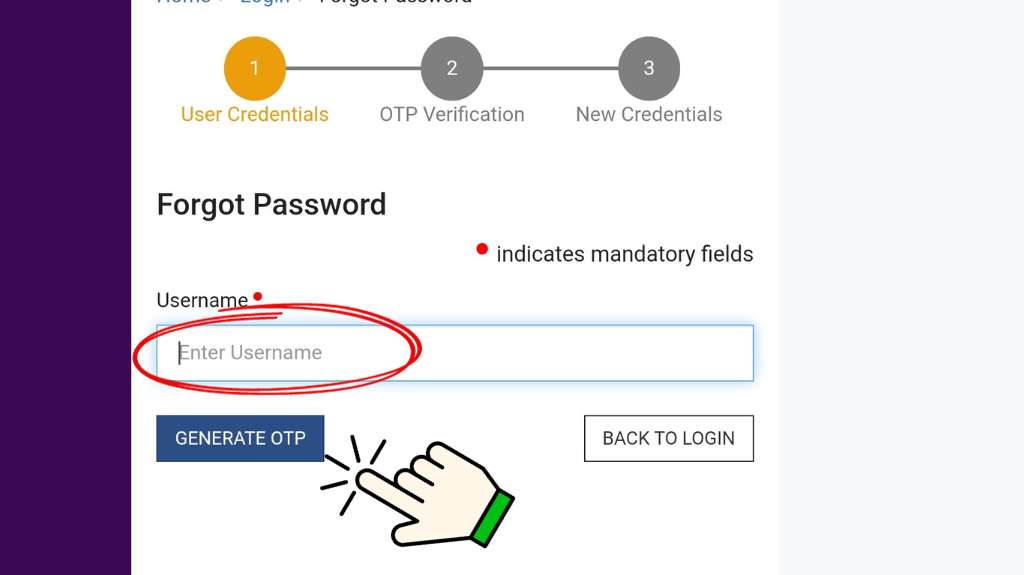 Section 2: Resetting Forgotten Password